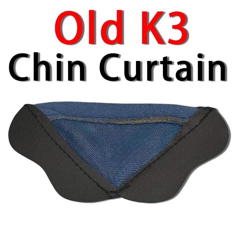 Motorcycle Helmet Chin Curtain – Windproof Wind Deflector for Shoei and AGV