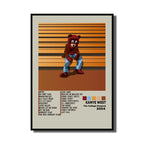 Kanye West Canvas Poster – HD Music Album Art for Home Wall Decor