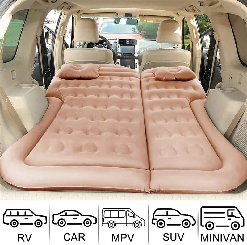 Inflatable Car Mattress – Universal Back Seat Bed for Outdoor Camping