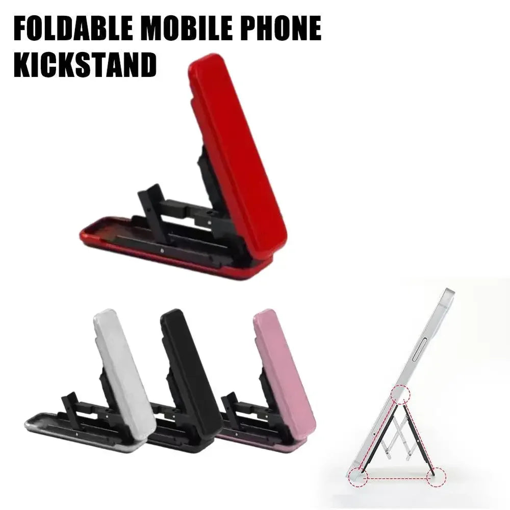 Aluminum Foldable Phone Stand – Adjustable Desktop Mount for Mobile Devices