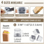 Silicone Chair Leg Floor Protectors – Scratch-Resistant Covers for Hardwood