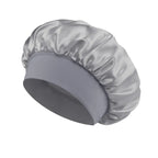 Satin Sleep Bonnet – Elastic Silk Hair Cap for Overnight Hair Protection