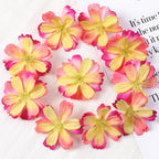 Artificial Cherry Blossom Heads – Silk Floral Decor for Weddings and DIY