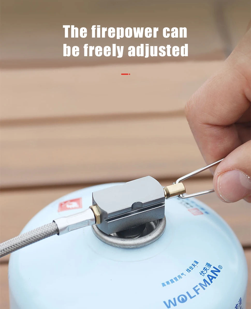 Portable High-Power Camping Gas Stove – Windproof Burner for Outdoor Cooking