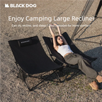 Foldable Camping Chair – Ergonomic Recliner with Pillow for Outdoor Leisure