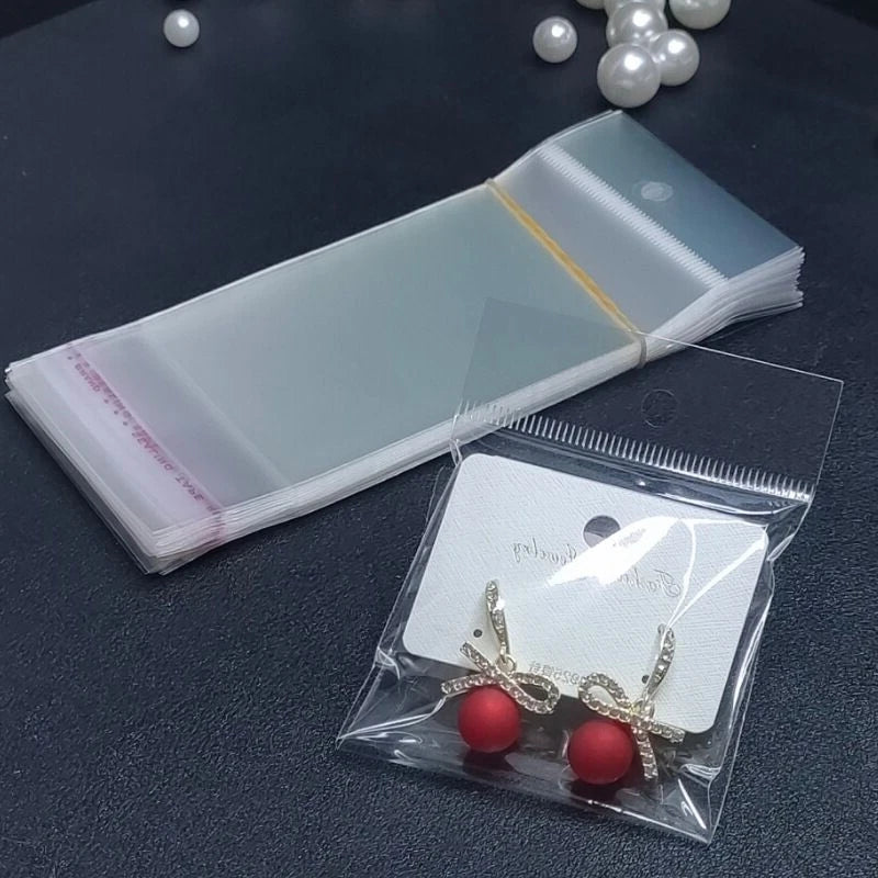 Transparent Self-Adhesive Storage Bags – Retail Packaging for Product Display