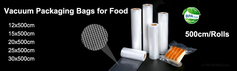 Vacuum Packaging Bags – Food Storage Pouches for Vacuum Sealer Machines