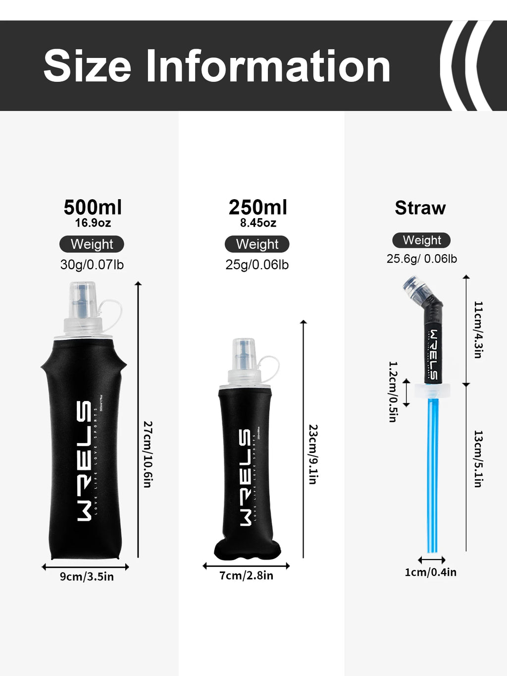 TPU Soft Water Bottle – Foldable BPA Free Hydration Flask for Running Hiking