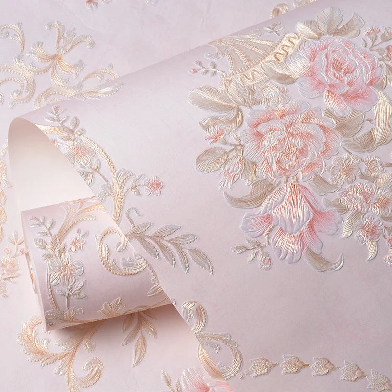 Self-Adhesive 3D Floral Wallpaper – Thickened Wall Decor for Bedroom Living Room