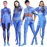 Avatar Alien Bodysuit – The Way of Water Jumpsuit for Halloween Cosplay