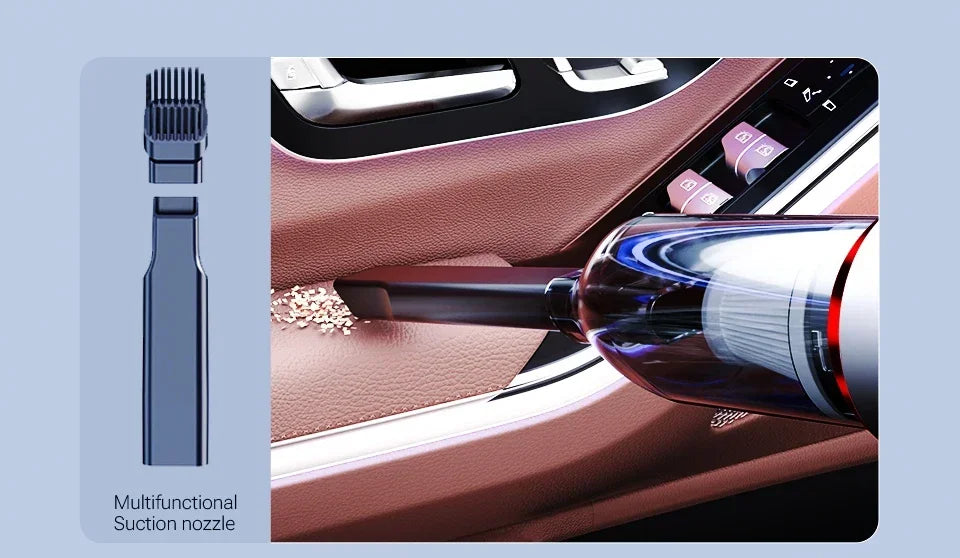 Portable Cordless Handheld Vacuum – High-Power Suction for Car and Home