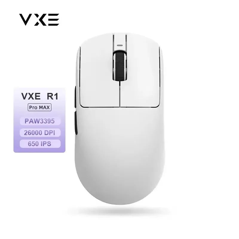 Vxe Dragonfly R1 ProMax Gaming Mouse – Lightweight Ergonomic Wireless for Esports