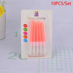 Colorful Digital Number Candles – Decorative Party Cake Toppers for Birthdays
