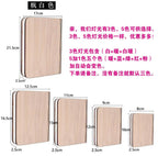 Wooden Book Lamp – Folding RGB LED Night Light for Bedroom Decor Kids Gift