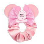 Velvet Sequin Mouse Ear Scrunchies – Elastic Hair Accessories for Kids Party