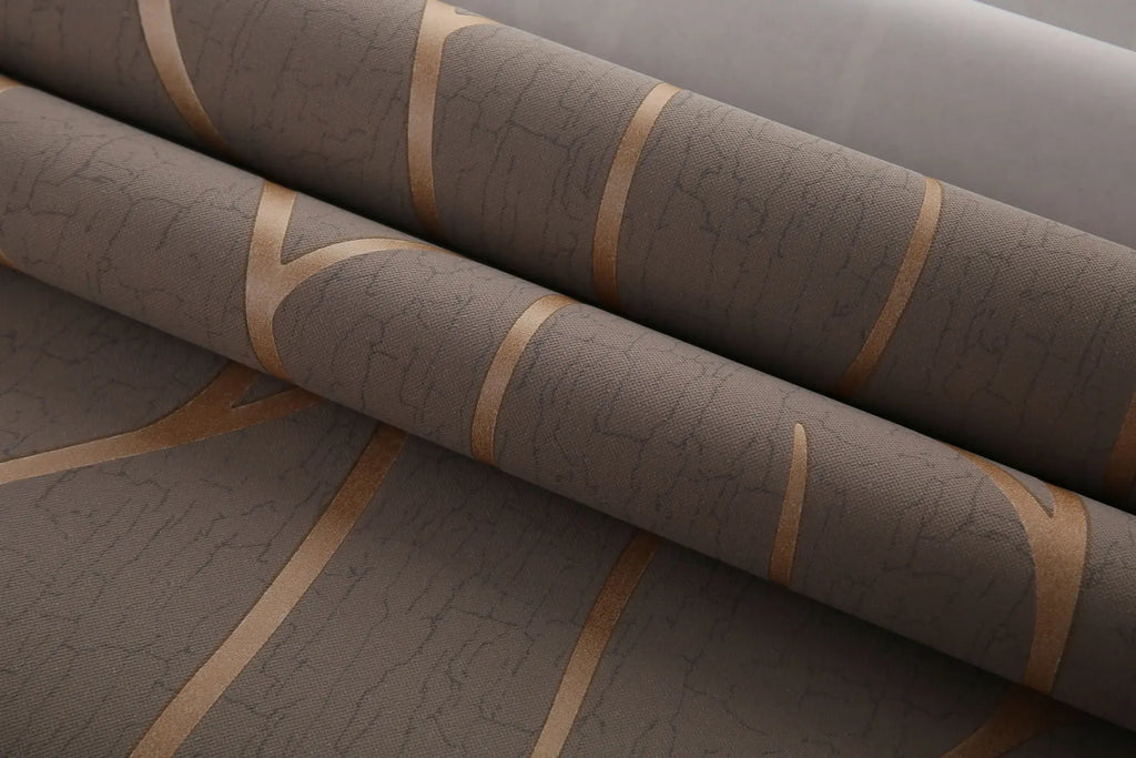 Non-Woven Striped Wallpaper – 53cm Thickened Modern Decor for Bedroom Walls
