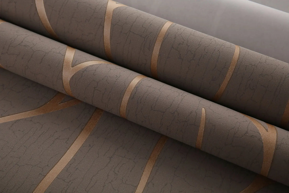 Non-Woven Striped Wallpaper – 53cm Thickened Modern Decor for Bedroom Walls
