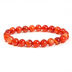 Natural Stone Bead Bracelet – Healing Crystal Gemstone Jewelry for Men and Women