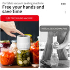 Electric Mason Can Sealer – Portable Vacuum Tool for Kitchen Food Storage