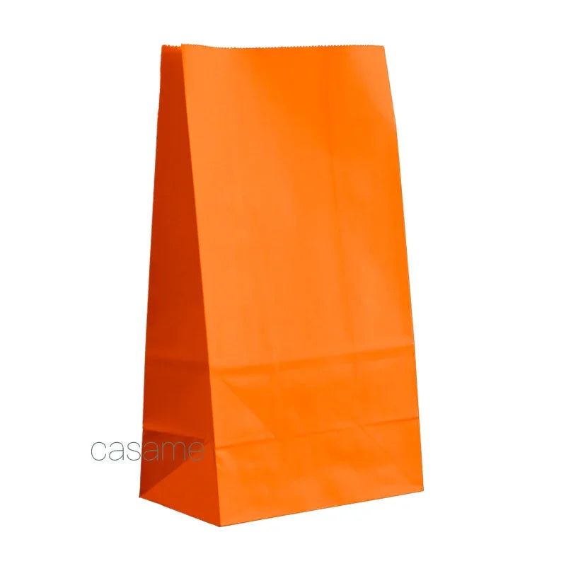 Paper Gift Bags – Small Colored Treat Sacks for Birthday Party Favors