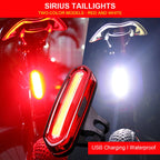 USB Rechargeable LED Bike Tail Light – Waterproof Safety Lamp for Cycling