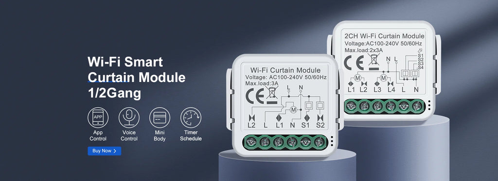 Smart Wifi Touch Light Switch – No Neutral Wire Required for Home Automation