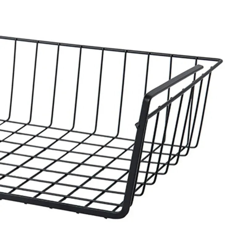 Metal Hanging Storage Basket – Multipurpose Organizer for Kitchen and Bedroom