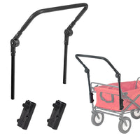 Foldable Utility Wagon Cart – Lightweight Extendable Handle for Camping