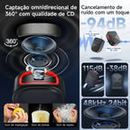Wireless Lavalier Microphone – ENC Noise Cancelling for iPhone and Android