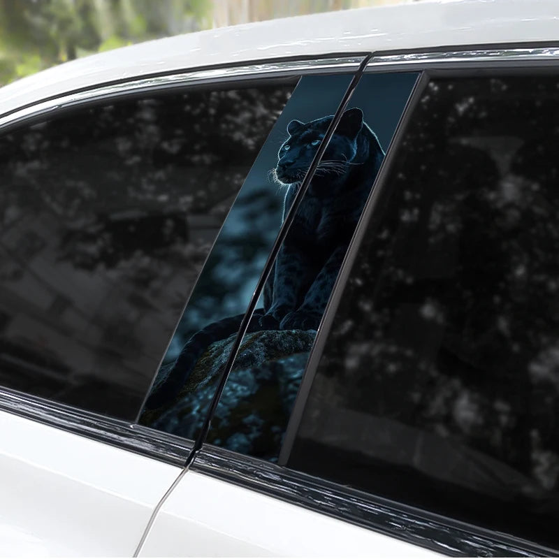 Lion Vinyl Car Decals – Waterproof B-Pillar Styling for Automotive Tuning