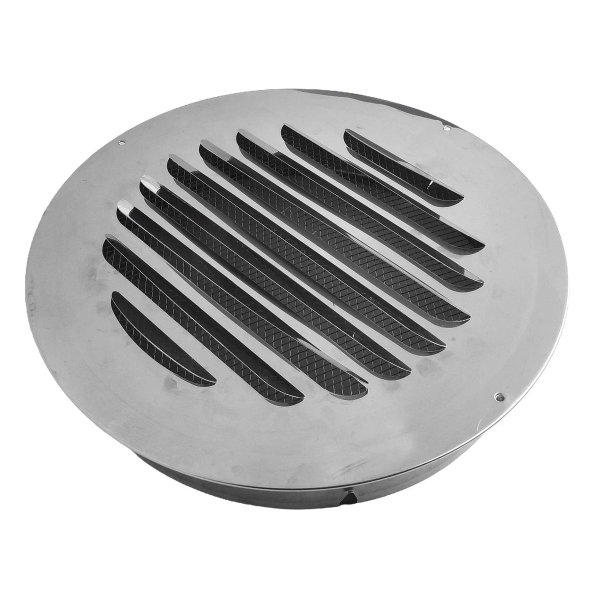 Stainless Steel Round Vent Grille – 70-300mm External Wall Duct for Ventilation