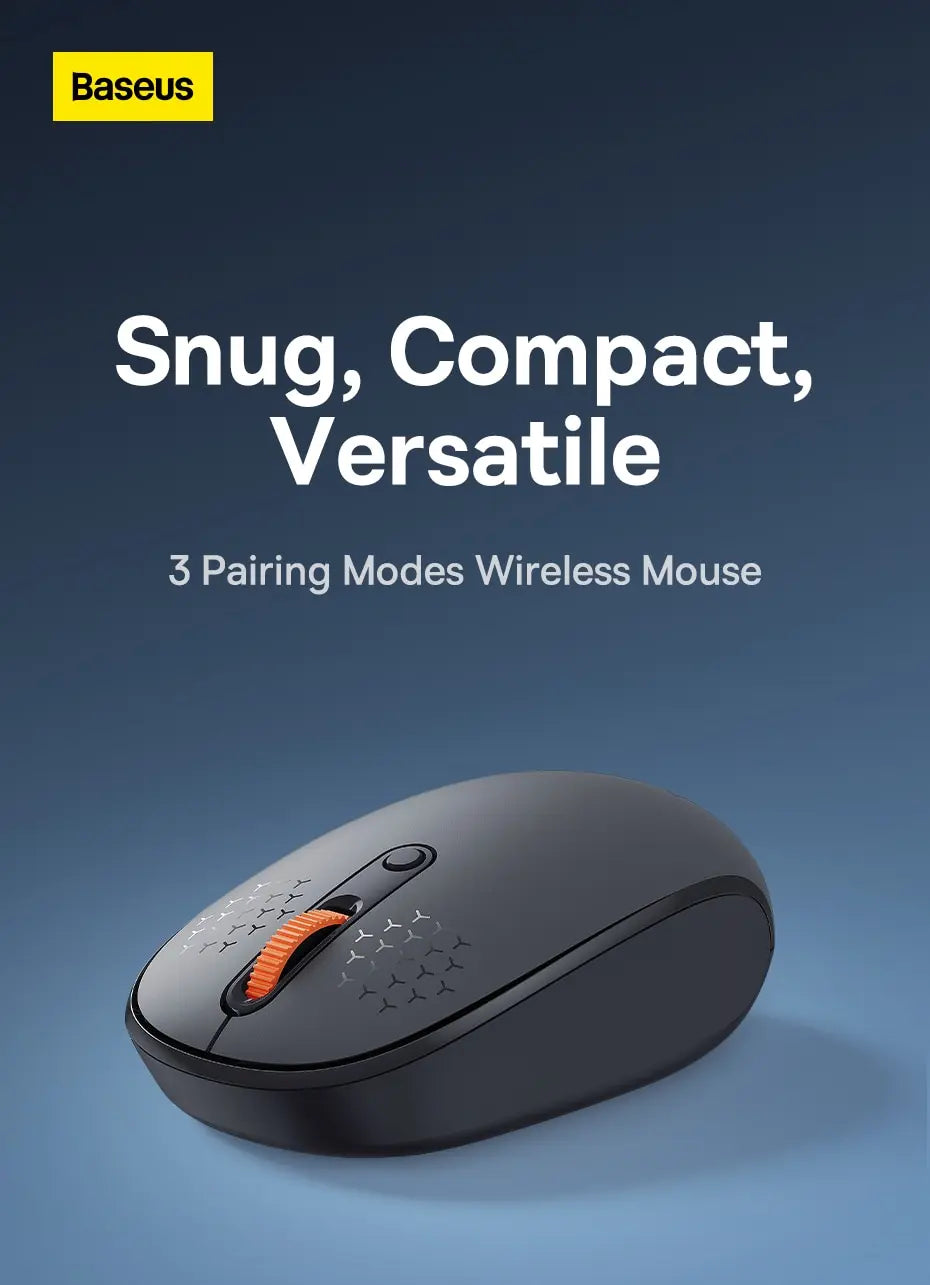 Wireless Bluetooth Mouse – Silent 1600 DPI Optical for Laptop and Tablet