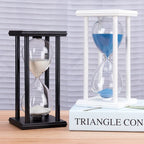 Wooden Sandglass Timer – 30 Minute Hourglass for Home Office Decor