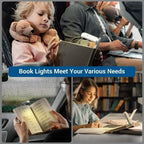 Rechargeable LED Book Light – Portable Clip Reading Lamp for Travel