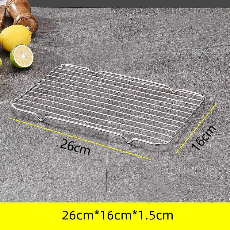 Stainless Steel Cooling Rack – Non-Stick Mesh Tray for Baking and BBQ