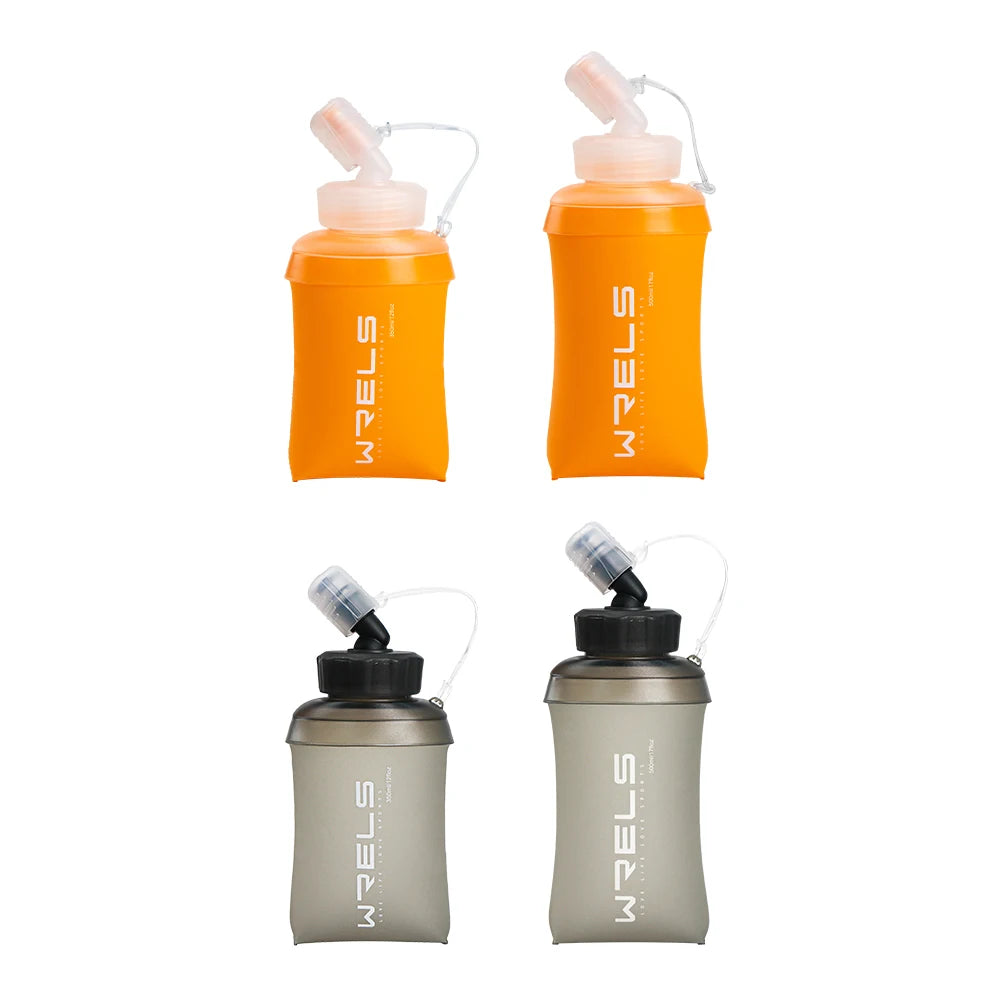 Foldable TPU Soft Flask – BPA-Free Water Bottle for Outdoor Running Sports