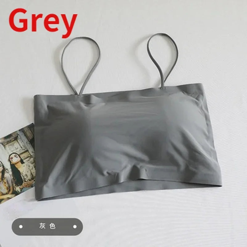 Strapless Tube Top Bra – Seamless Beauty Back Camisole for Daily Comfort