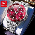 Stainless Steel Quartz Watch – Luminous Calendar Wristwatch for Business Men