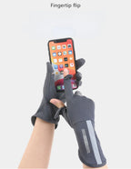 Ice Silk Sunscreen Gloves – UV Protection for Driving and Outdoor Cycling