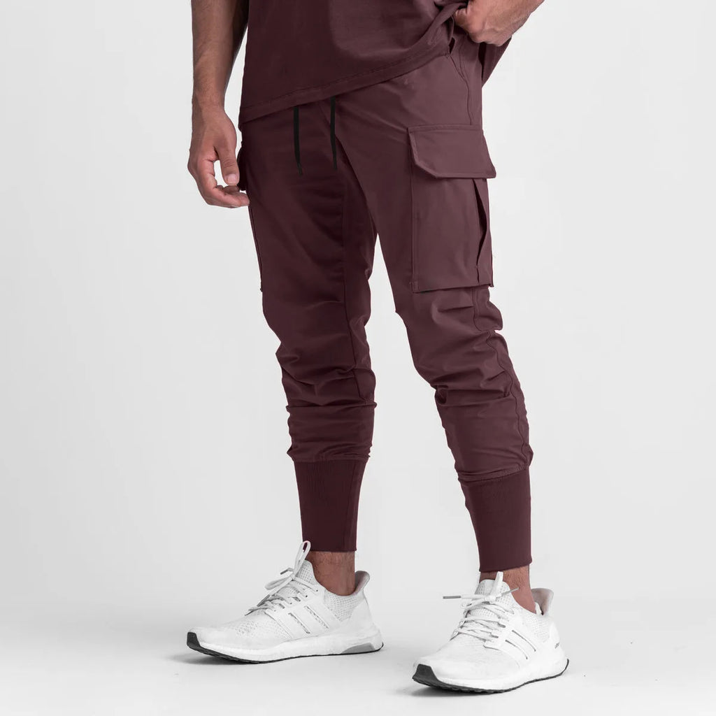 Camouflage Fitness Trousers – Stretchy Quick-Dry Pants for Running and Gym