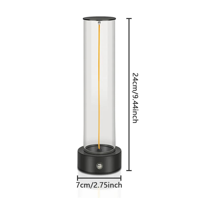 Magnetic LED Desk Lamp – Cordless Touch Control for Bedroom Nightstand
