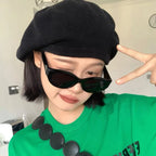 Vintage Cat Eye Sunglasses – Oval Elliptic Frames for Women UV Protection