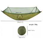 Portable Parachute Hammock – Mosquito Net for Outdoor Camping and Hiking