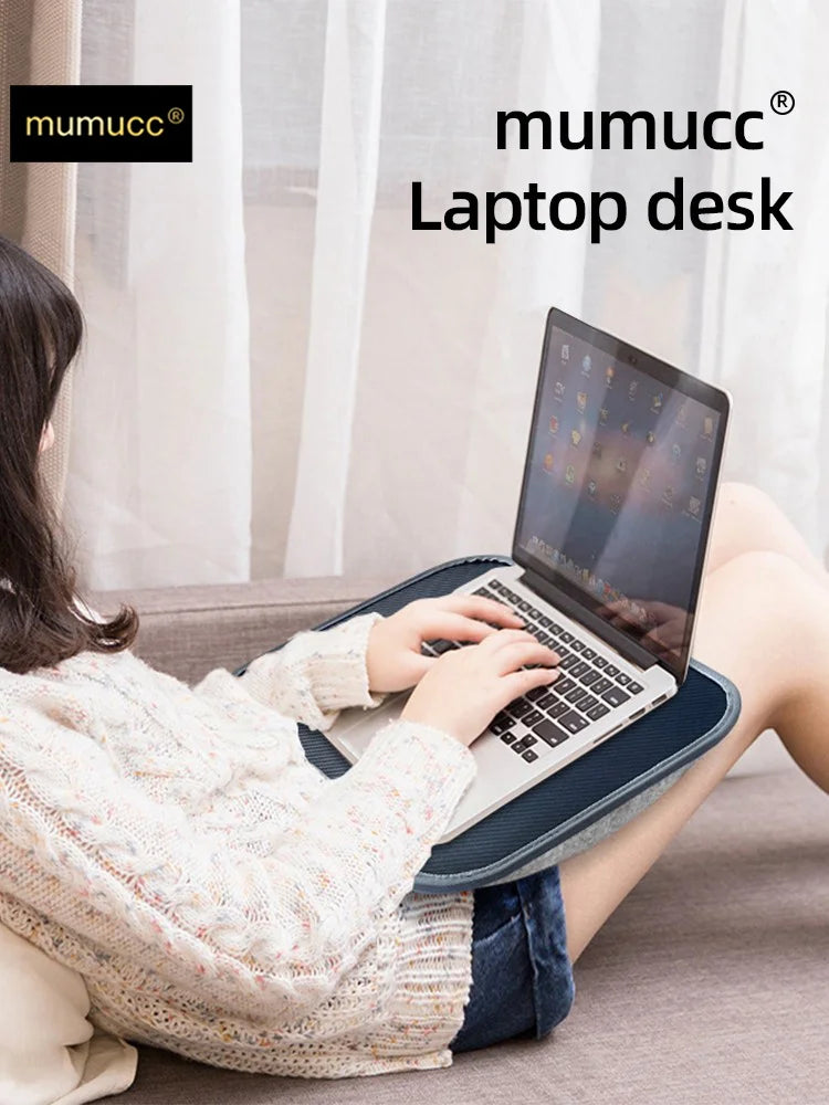 Multifunctional Laptop Desk – Foam Cushion Tray for Home Office Work