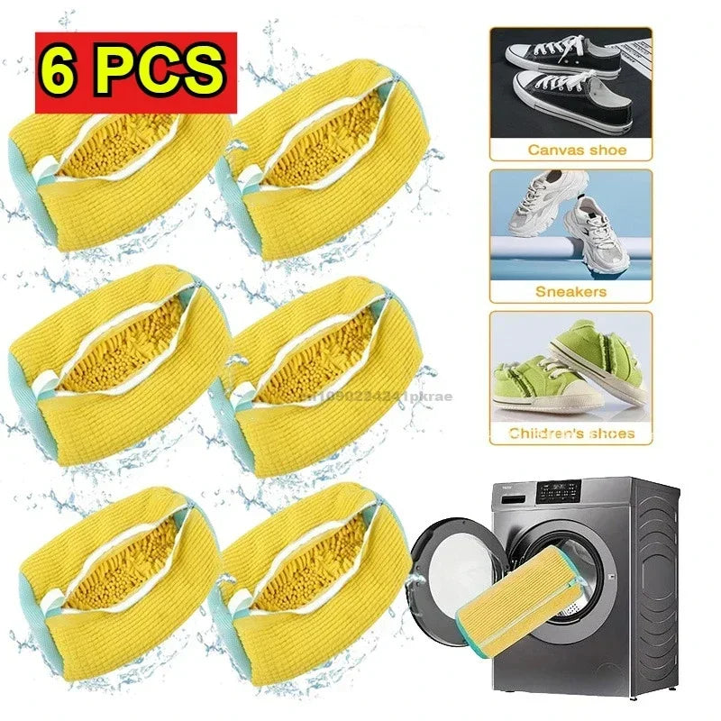 Sneaker Washing Mesh Bag – Protective Laundry Net for Cleaning Shoes