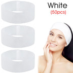 Disposable Non-Woven Facial Headbands – Soft Skincare Wraps for Beauty Salons