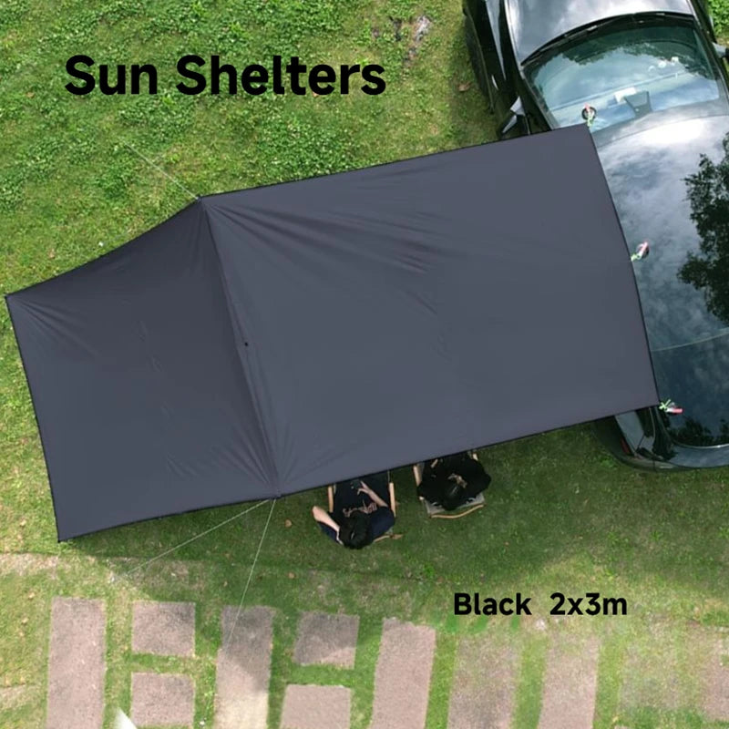 Portable Car Awning Tarp – Lightweight Vehicle Shelter for Camping