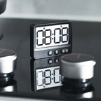 Digital Magnetic Countdown Timer – Large LCD Display for Kitchen and Study