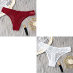 Lace G-String Thongs – Low Waist Sexy Lingerie for Women