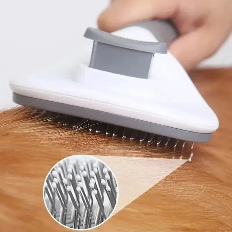 Self Cleaning Pet Brush – Grooming Tool for Dogs and Cats